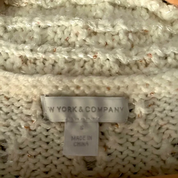 NY&CO Cream Sweater with bling - Picture 3 of 4